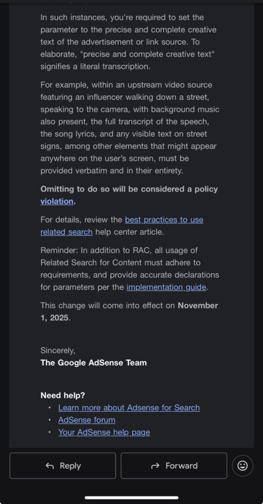 Bu yeni kural, hepimizin faaliyet gösterdiği arama için Google AdSense için yakında yürürlüğe girecek ve yaptığımız her şeyi ciddi şekilde etkileyecek